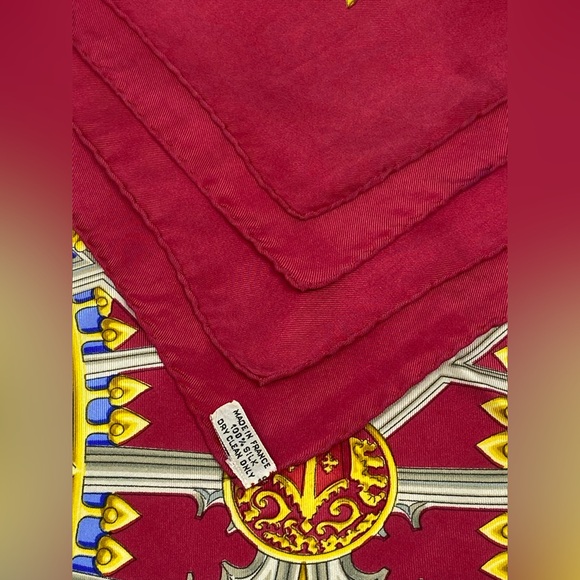 Hermes Silk Scarf British Heraldry By Vladimir Rybaltchenko Carre 90 - Picture 12 of 16